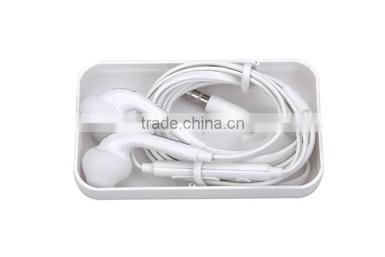 2016 more popular white in-ear EO-EG920LW mobile phone earphone for samsung s6 s7