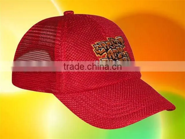 100% polyester Sandwich mesh cap for summer