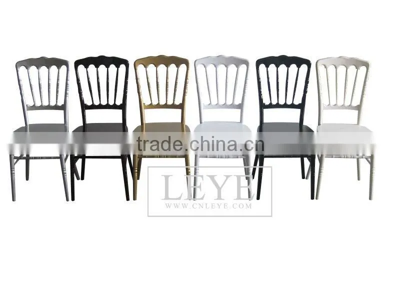white resin wedding and event chair