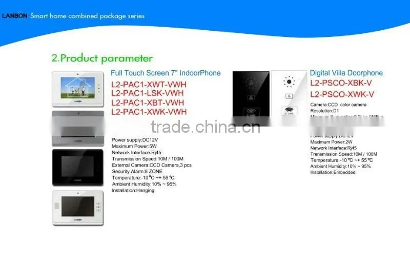 Wholesale IP door phone system/Video Intercom System for Villa