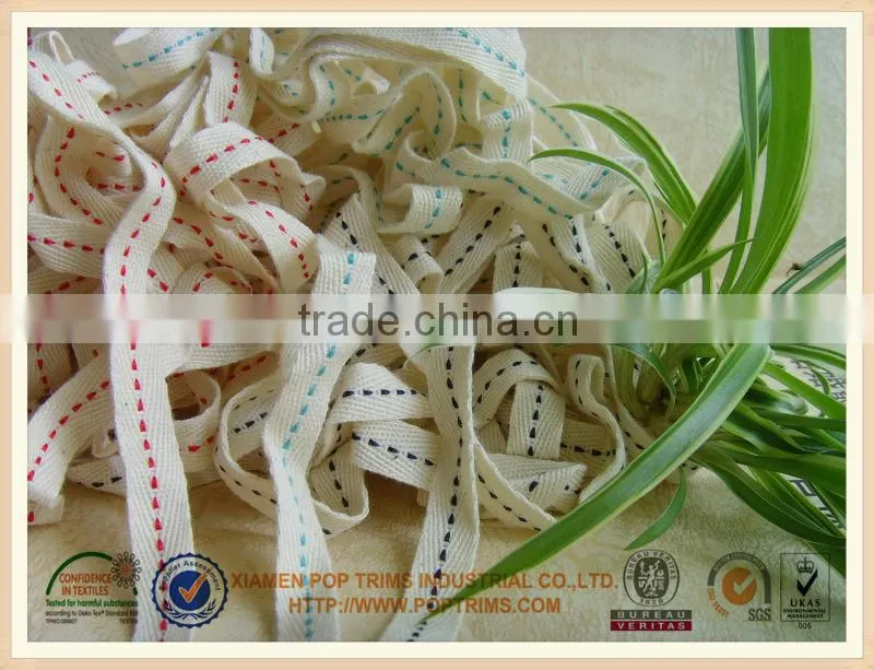 metallic cotton tape