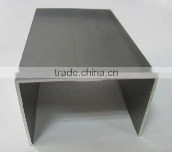 Extruded Aluminium Channel With Silver Matte,Bronze Polish,Wood Color