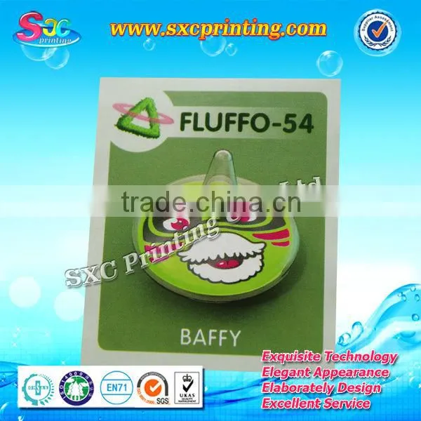 Cartoon Epoxy Stickers adhensive Removable PVC Stickers