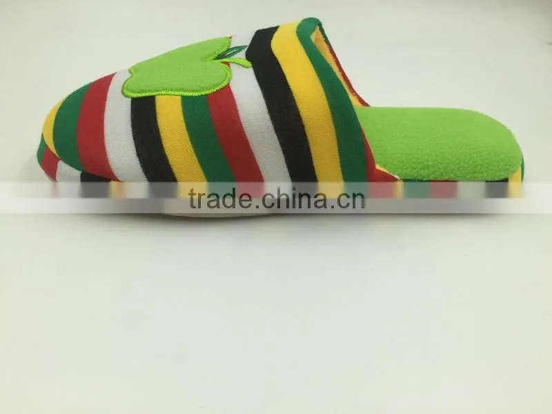 Winter Lady Shoes Low Price Indoor Slipper With Suede Apple