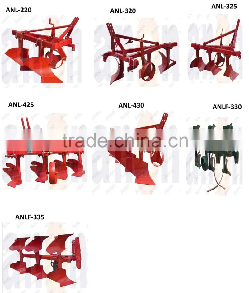 ANON agro plough farm plough equipment 2 furrow plough