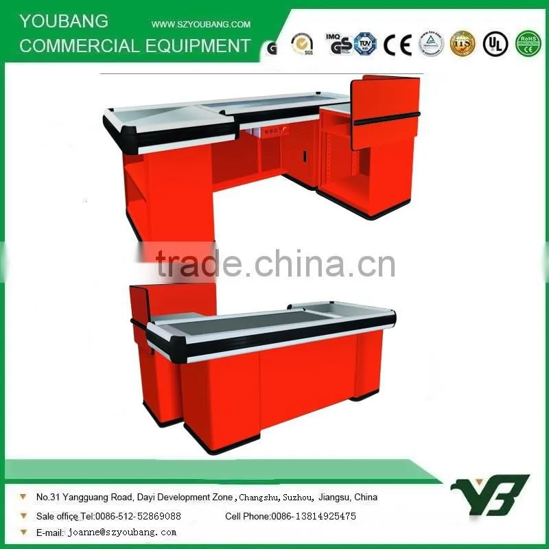 Supermarket Checkout Counter Equipment, shop cash counter