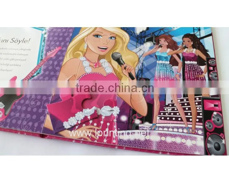 Coloring custom childen's hardcover book, softcover book, puzzle book printing