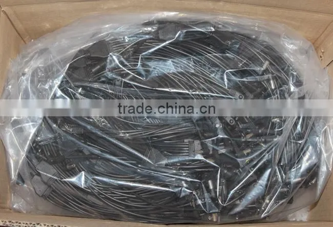 0.5M black 22awg 5.52.5mm y splitter dc cable