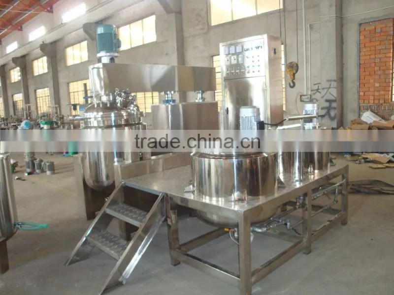 cosmetics vacuum homogenizing emulsification machine