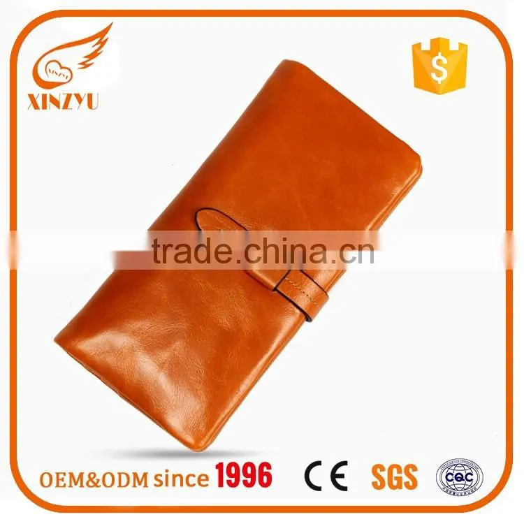 Large capacity leather a purse of a different kind bling wallet for women