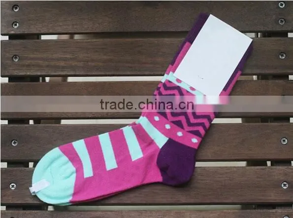 2016 Winter New Street Fashion Custom Design Bulk Wholesale Combed Cotton Socks