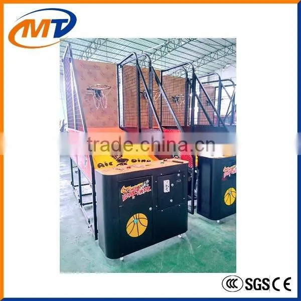 Sport equipment Crazy shooting coin operated arcade basketball game machine, amusement machines for sale