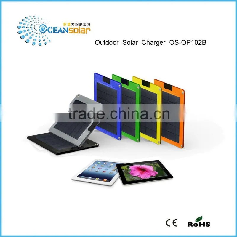 portable solar panel 10w high power folding solar charger panel for iphone/ipad