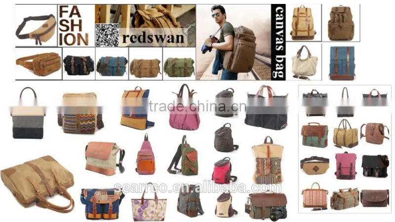 Wholesale alibaba super canvas shopping bag beach tote bag with leather trim and leather handle