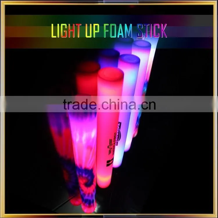 2016 Factory LED Flashing Lights Foam Glow Stick For Event