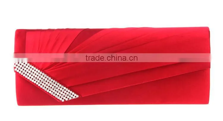 Women wedding dress bag elegant satin clutch bag