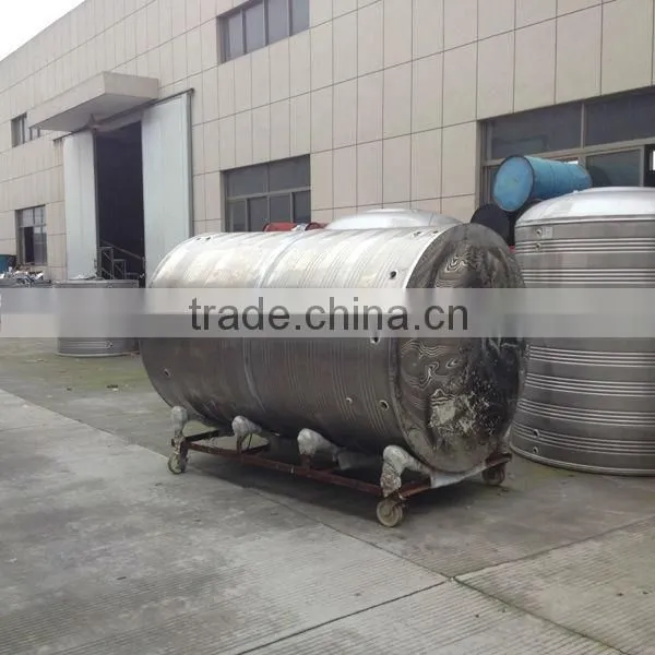 Horizontal Type Stainless Steel Solar Energy Water Tank for Solar Project