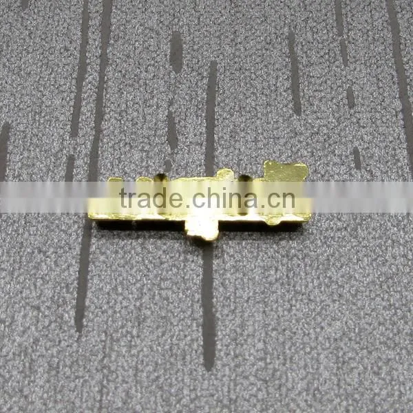 English Letters Alloy Metal Label