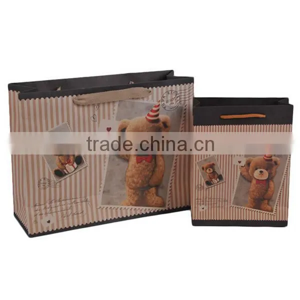 Cute Cartoon Bear Gift Paper Bag