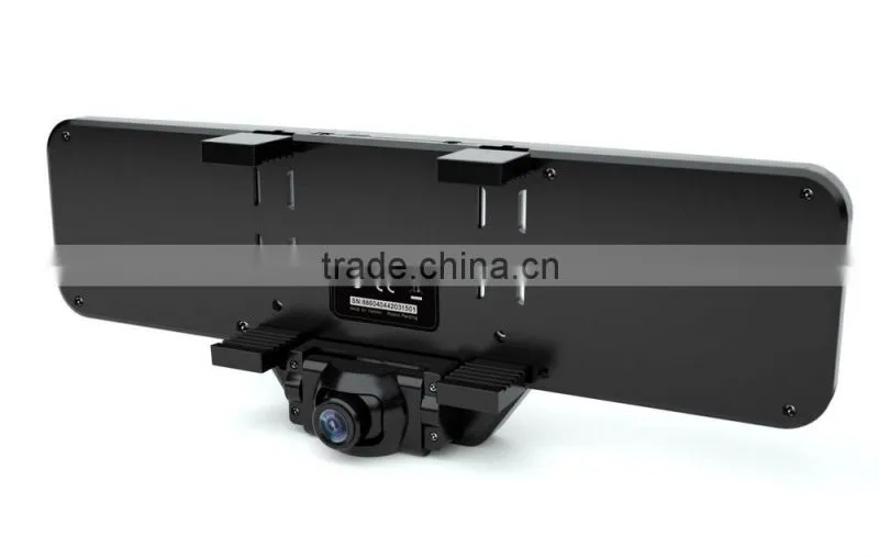 2015 New 5.0inch Android Touch Screen Car Mirror Camera Bluetooth Rearview Mirror GPS DVR Full HD 1080P Car DVR Camera