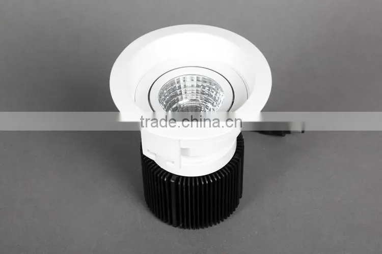 6W 9W 13W COB LED downlight with round and square outer ring made in China