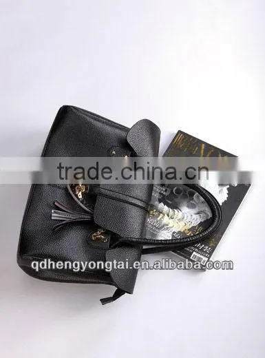 2016 Fashion PU leather handbag with chain