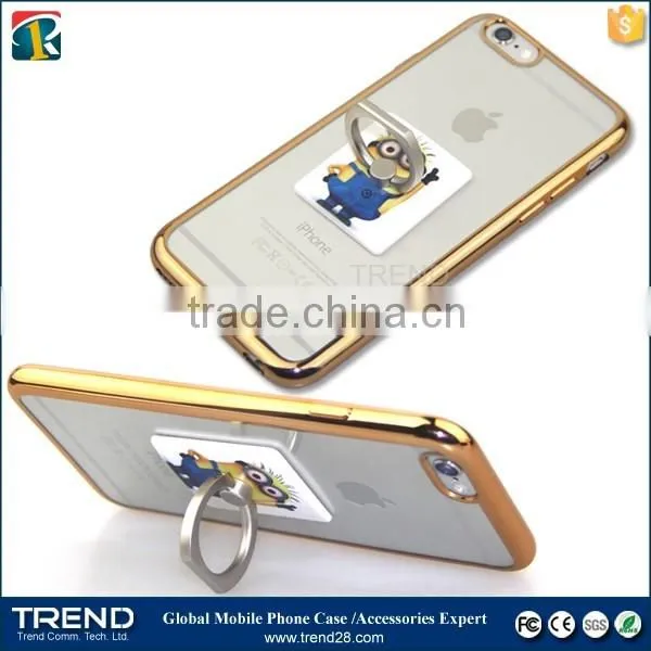 cell phone holder plastic metal ring buckle for Samsung phones