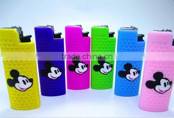 Unique new design soft PVC /silcone/rubber lighter cover