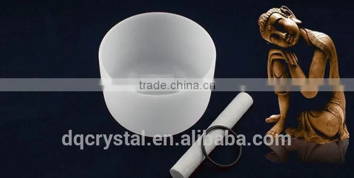 Chakra Tuned Quartz Crystal Singing Bowls With O-ring