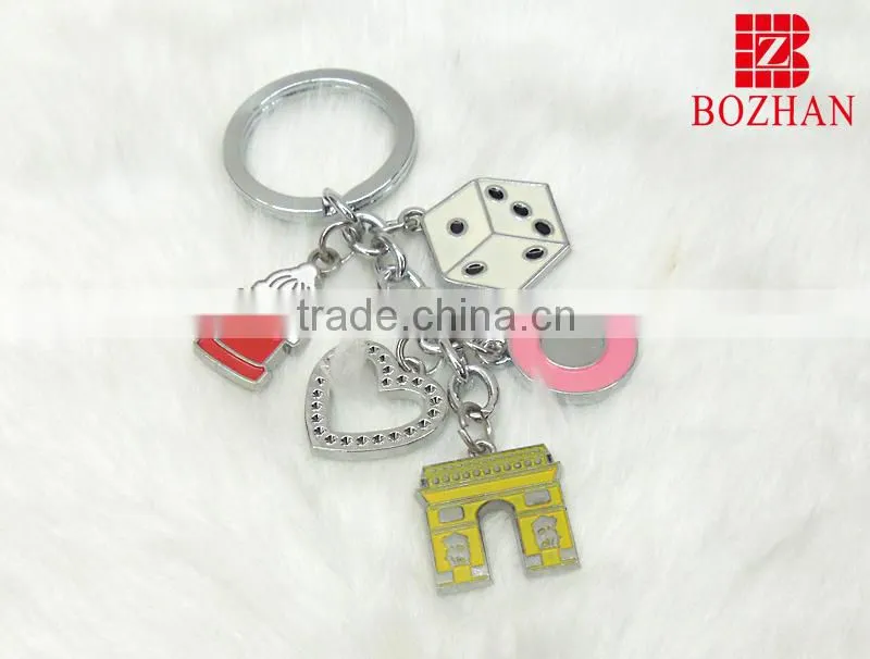 Manufacturer Outlet ARC DE TRIOMPHE Metal Souvenir Key chain