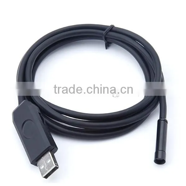 6 LED 7mm Lens 5M USB Underwater Endoscope Pipe Inspection Camera for iMac Laptop