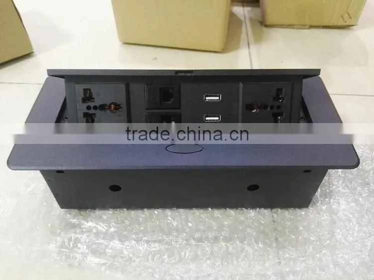 multifunctional desktop power pop up socket socket