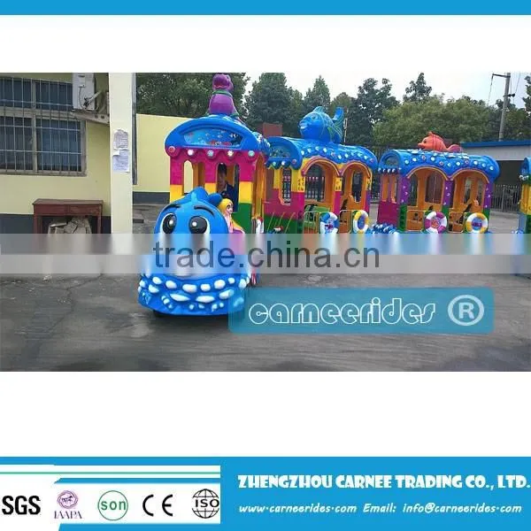 Amusement parktrain rides trackless kid train rides for sale