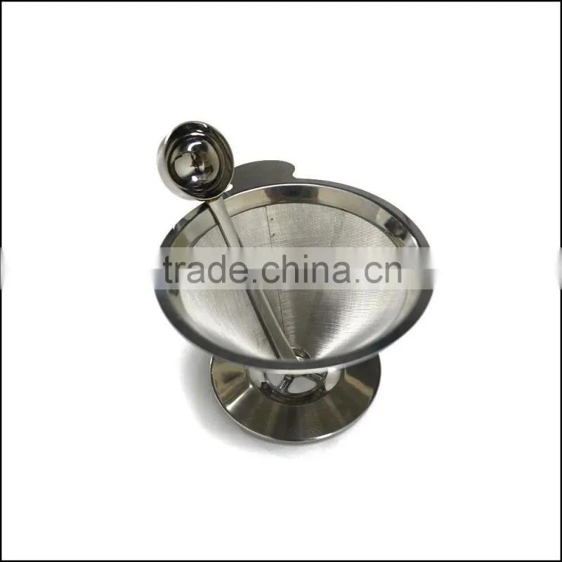 OEM Factory Price Custom Laser Logo Pour Over Coffee Filter