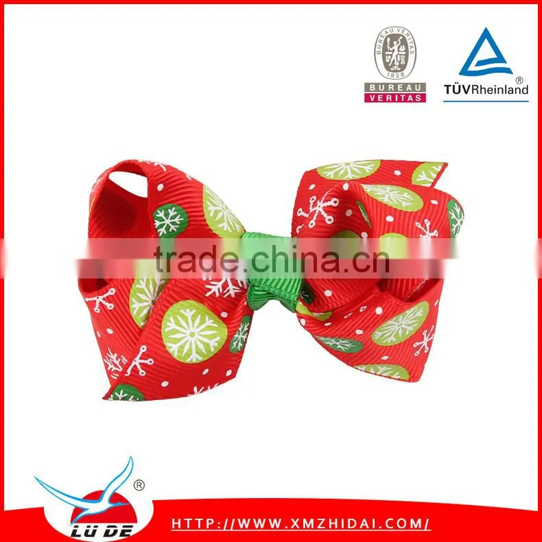 cute grosgrain ribbon bows with elastic hair bands for baby/kids,