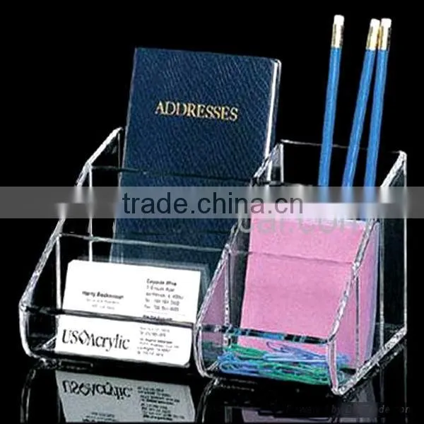 Acrylic sign holder pen holder