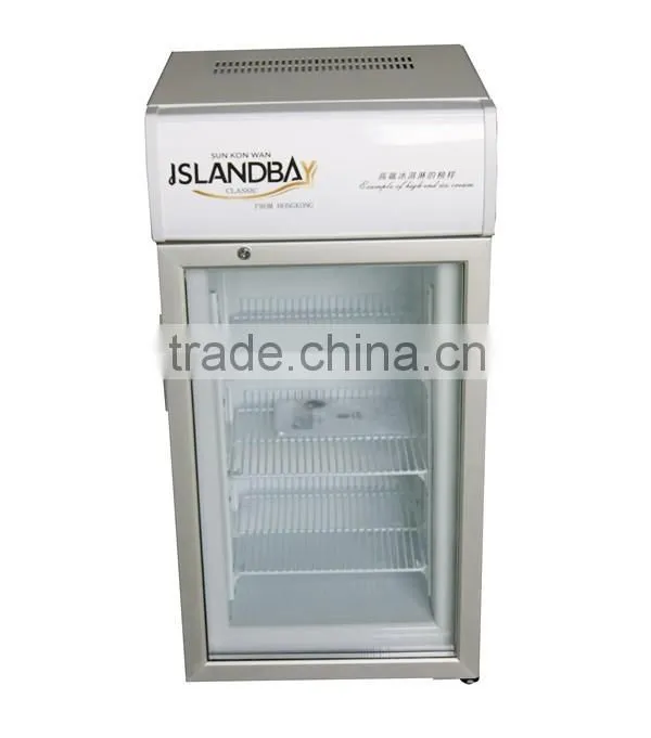 Fan cooling ice cream storage freezers ,2016 new model cake display freezer in china