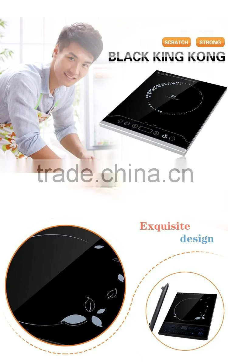 Fine workmanship latest new design factory price cheap push button of induction cooker