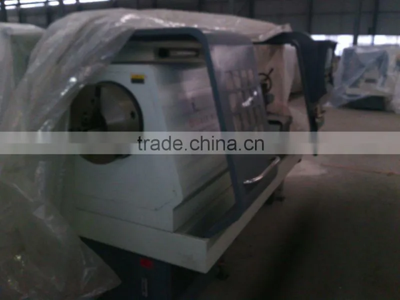 stainless steel tube polishing machine CKG160A CNC tube threading lathe