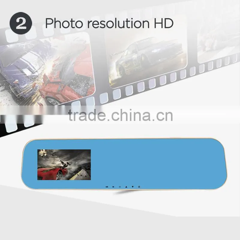 Generaplus rearview dash cam with parking monitor