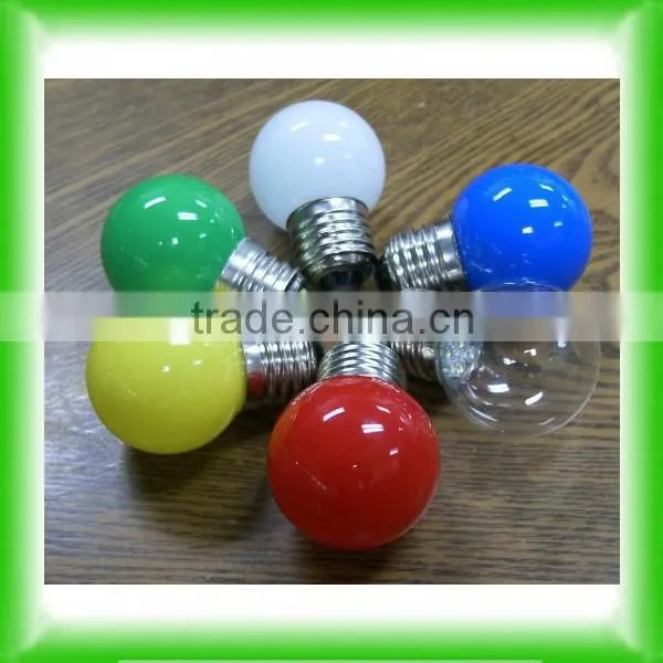 G45 glass cover festoon lighting LED bulb