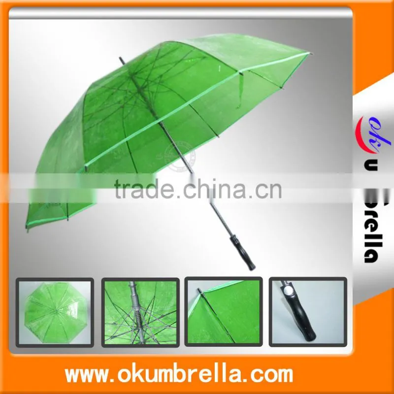 Straight Transparent Cheap promational Umbrella Made in China