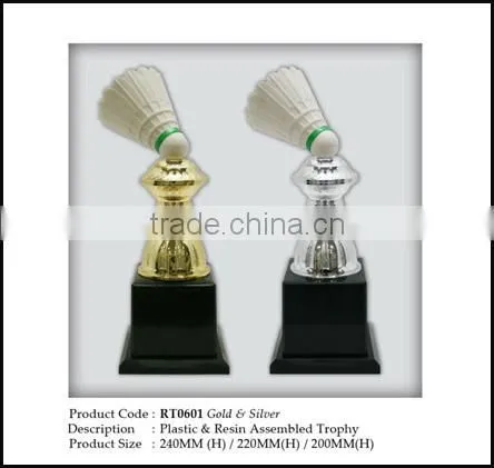 2015 resin customized trophy cup trophy