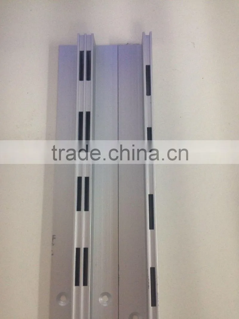 Aluminium single/ double slotted channel