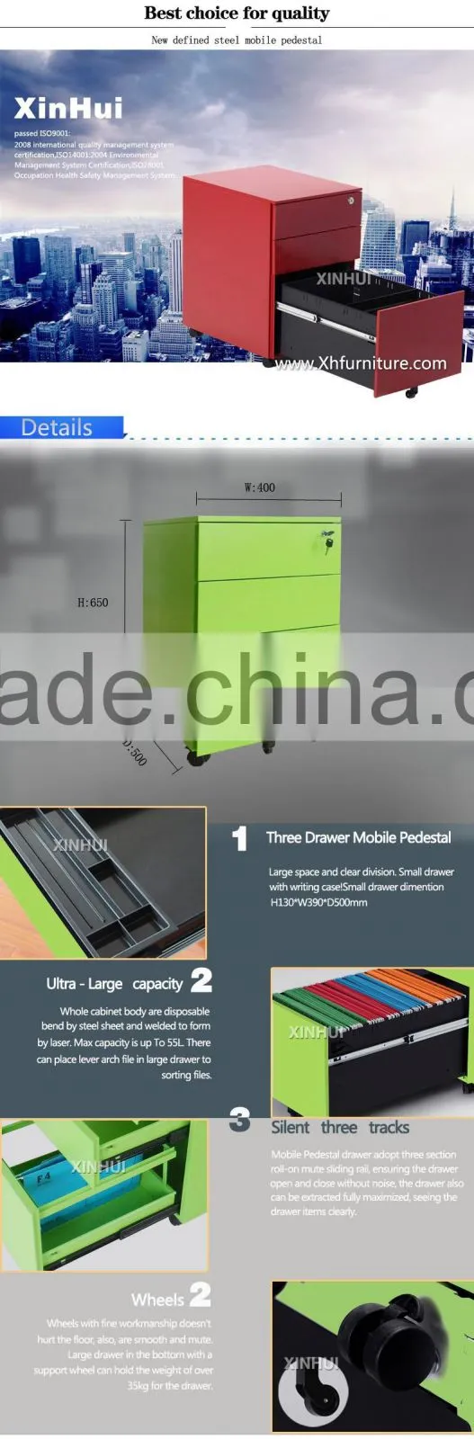 Moden office use small move storage cabinet