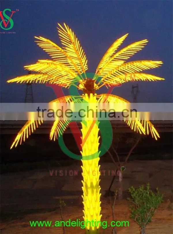 Christmas led tree light palm tree light for outdoor street decoration