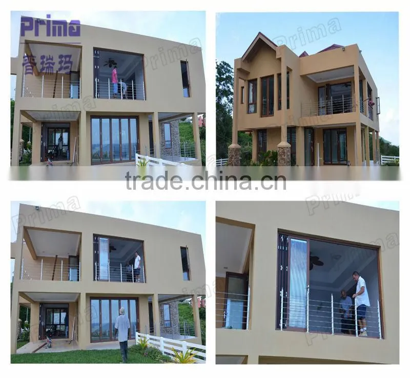 Modern handicap stair rails stainless steel staircase design