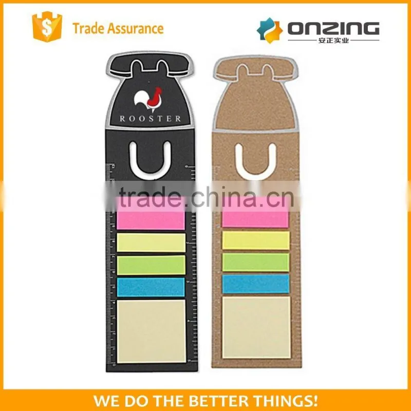 Onzing new paper ruler with sticky note memo