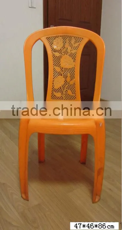 high quality good design plastic interchangale back armless chair mould/beach chair mould/garden chair mould