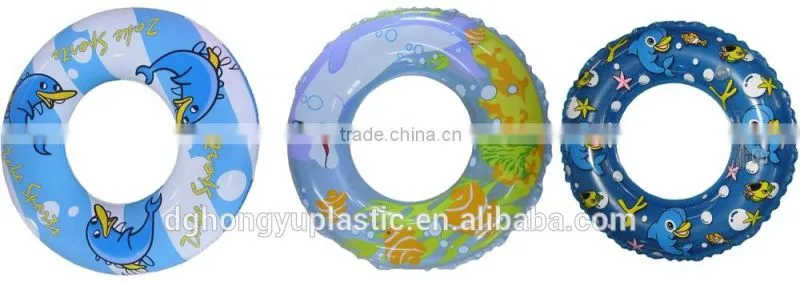 Bright Color Inflatable Swimming Ring